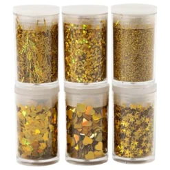 Bio-Glitter Blandede Guld Sæt