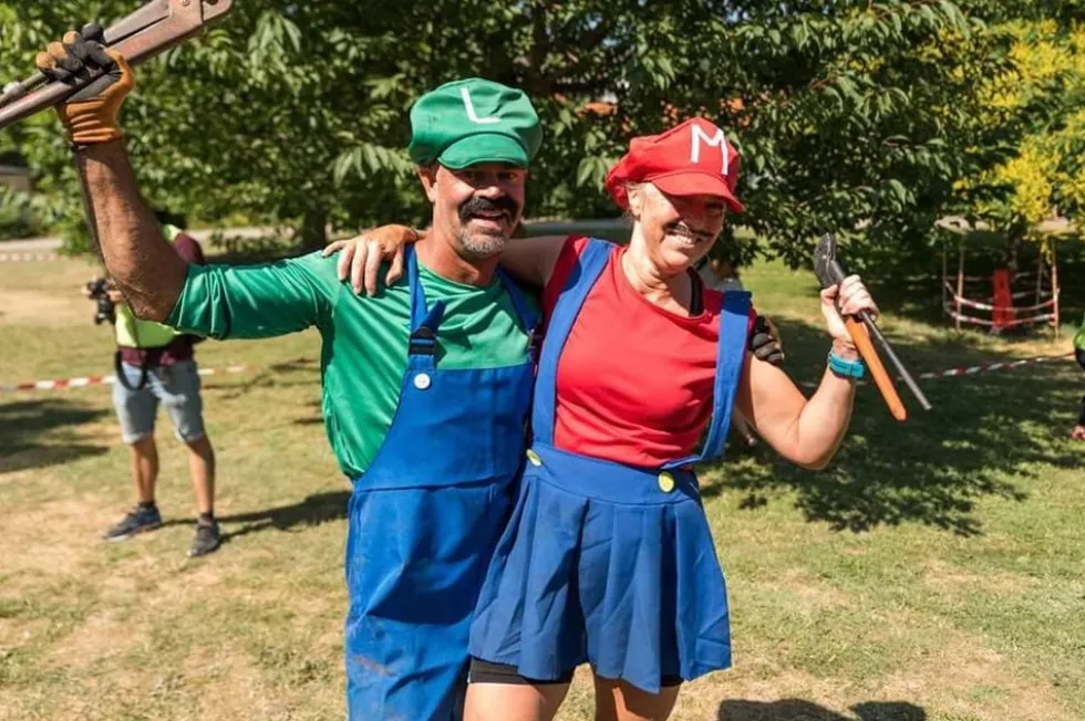 Blikkenslager Grøn Budget Kostume