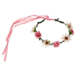Blomsterkrans Lyserød/Hvid