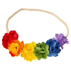 Blomsterkrans Regnbuefarvet