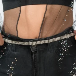 Bælte med strass