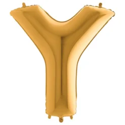 Bogstavballon Guld Metallic