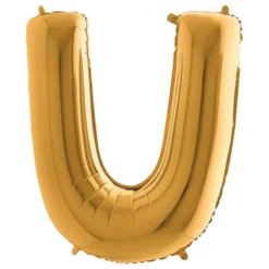 Bogstavballon Guld Metallic