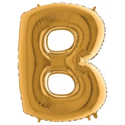 Bogstavballon Guld Metallic