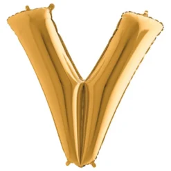 Bogstavballon Guld Metallic