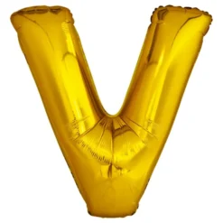 Bogstavballon Guld Metallic