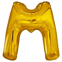 Bogstavballon Guld Metallic