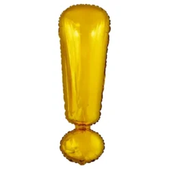 Bogstavballon Guld Metallic