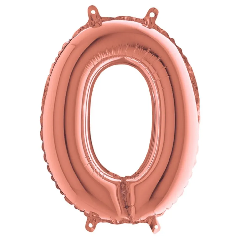 Bogstavballon Mini Roséguld