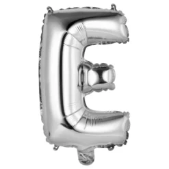 Bogstavballon Mini Sølv Metallic