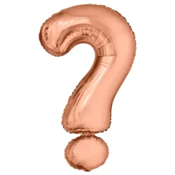 Bogstavballon Roséguld Metallic