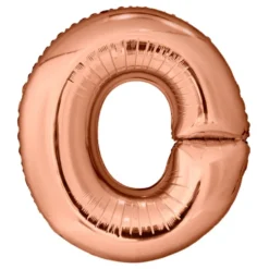 Bogstavballon Roséguld Metallic