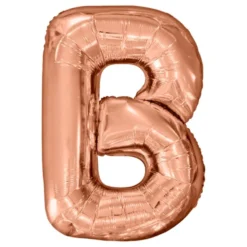 Bogstavballon Roséguld Metallic
