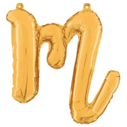 Bogstavballon Script Guld