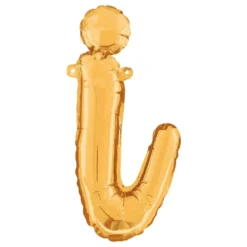 Bogstavballon Script Guld