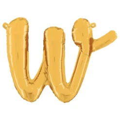 Bogstavballon Script Guld