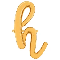 Bogstavballon Script Guld