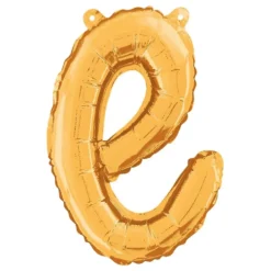 Bogstavballon Script Guld