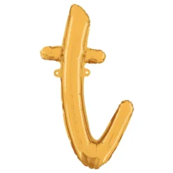 Bogstavballon Script Guld