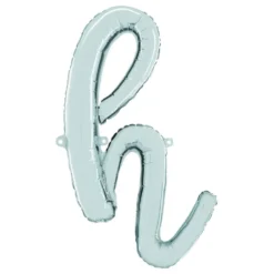 Bogstavballon Script Sølv