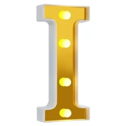 Bogstav Guld med LED-Belysning