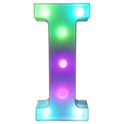 Bogstav med LED-Belysning RGB