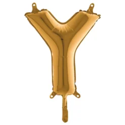Bogstavsballon Mini Guld