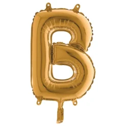 Bogstavsballon Mini Guld