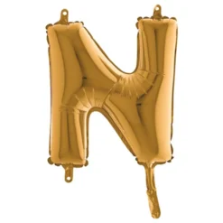 Bogstavsballon Mini Guld