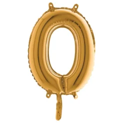 Bogstavsballon Mini Guld