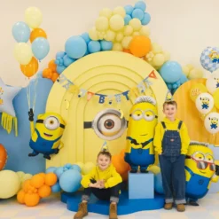 Bogstavsguirlande Happy Birthday Minions