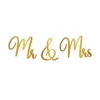Bogstavsguirlande Mr & Mrs