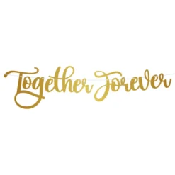 Bogstavsguirlande Together Forever