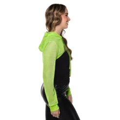 Bolero Fishnet UV Neongrøn