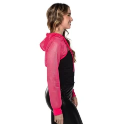 Bolero Fishnet UV Neonpink