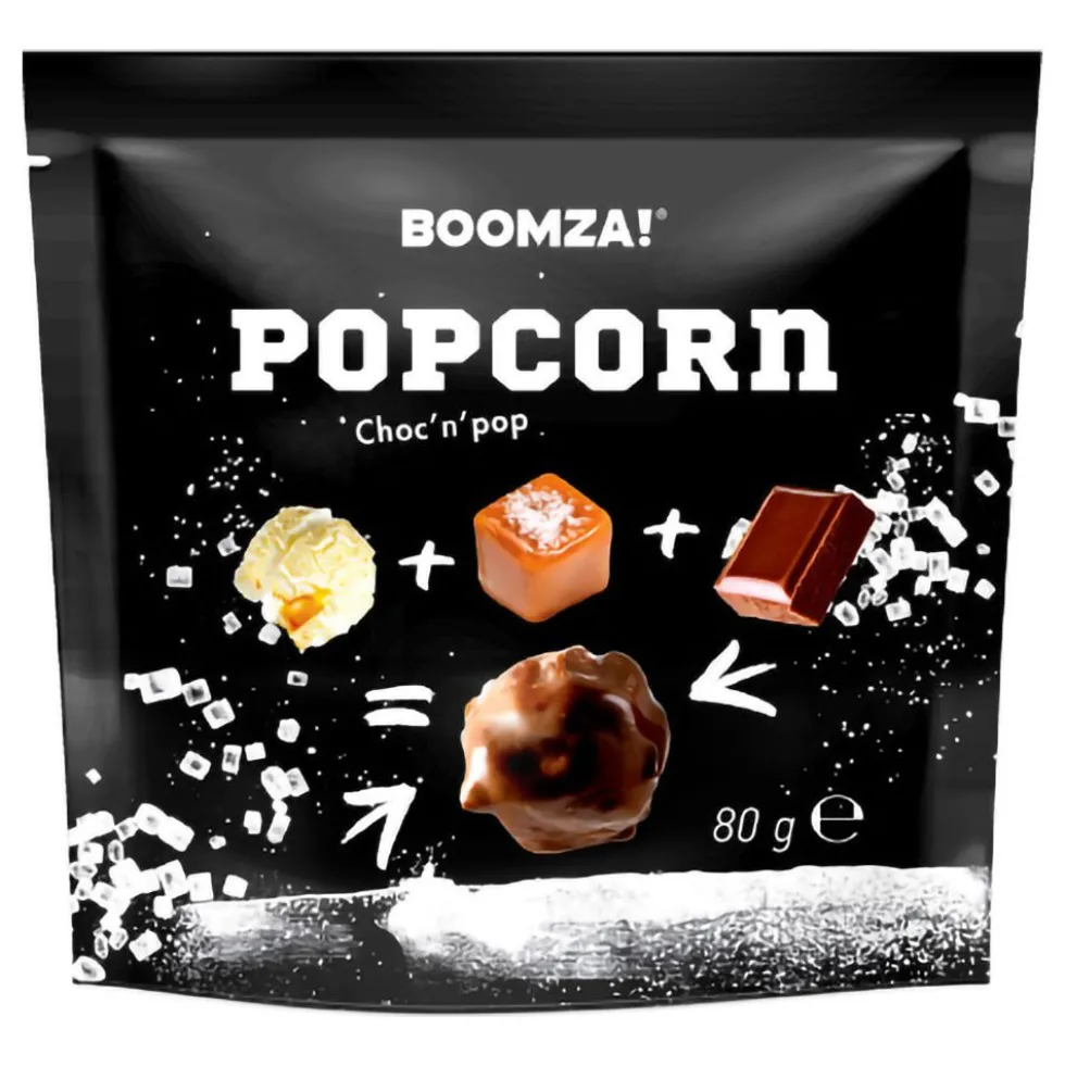 Boomza Popcorn Salted Caramel Chocolate