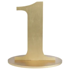 Borddekoration Tal Mat Guld