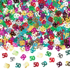 Bordkonfetti 50 flerfarvet