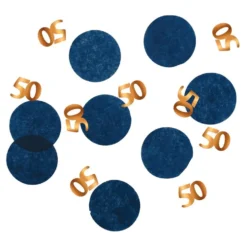 Bordkonfetti Happy 50th True Blue