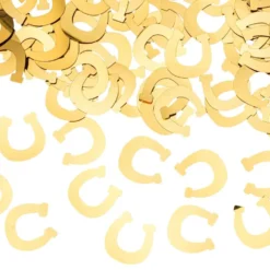 Bordkonfetti Hestesko Guld