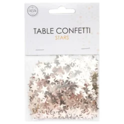 Bordkonfetti Stjerner Roséguld Metallic