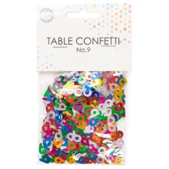 Bordkonfetti Tal Multifarvet Metallic