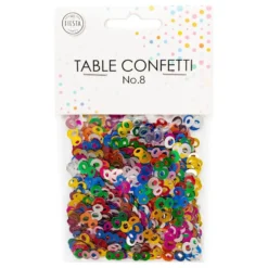 Bordkonfetti Tal Multifarvet Metallic