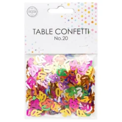 Bordkonfetti Tal Multifarvet Metallic