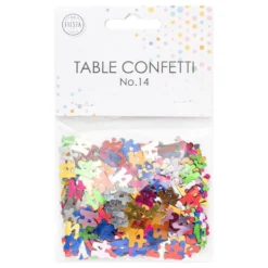 Bordkonfetti Tal Multifarvet Metallic