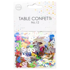 Bordkonfetti Tal Multifarvet Metallic