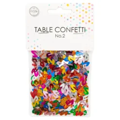 Bordkonfetti Tal Multifarvet Metallic