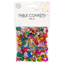 Bordkonfetti Tal Multifarvet Metallic
