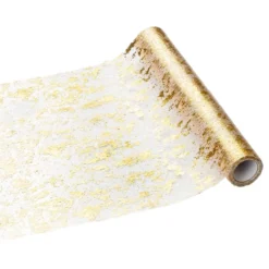 Bordløber i Net Guld Metallic
