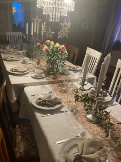 Bordløber Roséguld Metallisk